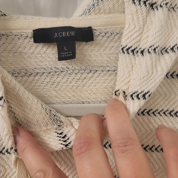 J Crew Herringbone Zigzag Hoodie - Picture 3 of 4